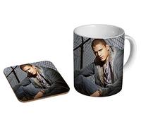 Miller Wentworth Tasse à café en céramique + sous-verre Coffret cadeau