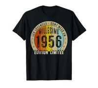 Millésime 1956 70 ans Homme 70 Ans Anniversaire Homme Humour T-Shirt