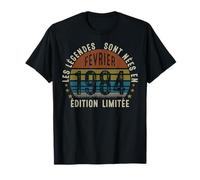 Millésime février 1984 Cadeau 41 Ans Anniversaire Humour T-Shirt