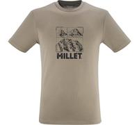 T shirt millet chamonix logo beige homme