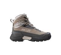 Millet - Chaussures de trekking en GORE-TEX - Ubic Trek GTX W Dorite pour Femme en Cuir - Taille 4 UK - Beige Beige 4 UK