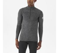 Millet - Drynamic Warm 1/2 Zip - Maillot thermique laine mérinos homme Anthracite Grey - S / M