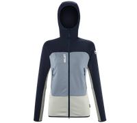 Polaire millet fusion grid hoodie bleu gris femme