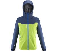 Veste impermeable millet kamet light gore tex bleu vert
