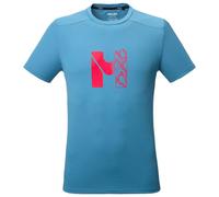 Millet - Kamet Map Short Sleeve Coronet Blue - XL - Tee-shirt de rando