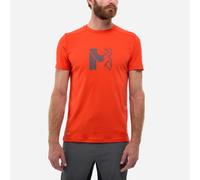 Millet - Kamet Map Ts Ss M - T-shirt homme Paprika - L