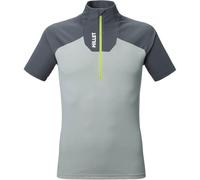 Millet - T-shirt d'alpinisme léger et respirant avec col montant demi-zippé - Kamet Zip SS M Granite Tarmac pour Homme - Taille M - Gris Gris M