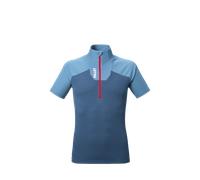 Millet - Kamet Ts Zip Ss M - Maillot thermique homme Coronet Blue / Saphir - L