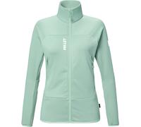 Millet - Polaire stretch en Polartec® Power Grid zippée - Fusion Grid Jkt W Seaweed pour Femme - Taille M - Vert Vert M