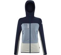 Millet - Polaire technique en Polartec® - Fusion Grid Hoodie W Foggy Dew Saphir pour Femme - Taille XS - Blanc Blanc XS
