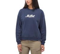 MILLET Sweat Femme Escalade Coton Bio Confortable (FR/ES, Alpha/Lettres, M, Taille Normale, Taille Normale, Violet)