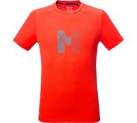 Millet - T-shirt d'alpinisme léger et respirant - Kamet Map SS M Paprika pour Homme - Taille S - Orange Orange S