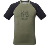 Millet - T-shirt d'escalade en viscose éco-responsable et polyester recy imai Natural SS M Grape Leaf Black pour Homme - Taille L - Vert Vert L