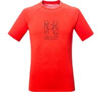 Millet - T-shirt d'escalade en viscose éco-responsable et polyester recyclé - Cimai Natural SS M Paprika pour Homme - Taille XL - Orange Orange XL