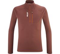 Millet - T-shirt en Polartec® - Kamet TS Zip LS M Cinnamon pour Homme - Taille S - Marron Marron S