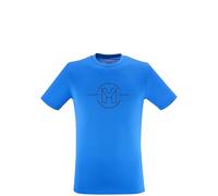 MILLET T-Shirt Homme Randonnée Respirant Séchage Rapide (FR/ES, Alpha/Lettres, TG, Taille Normale, Taille Normale, Bleu)