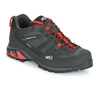 Millet - Trident Guide GTX - Chaussures Basses pour Randonnée, Alpinisme et Approche - Homme - Membrane Gore-Tex Imperméable - Semelle Vibram - Gris et Rouge