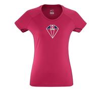 Millet Trilogy De Diamond T-Shirt Short Sleeve Femme Rose - T-shirt outdoor femmes L