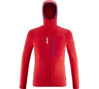 Millet - Veste d'alpinisme en Polartec® - Trilogy Lightgrid Hoodie M Red pour Homme - Taille S - Rouge Rouge S