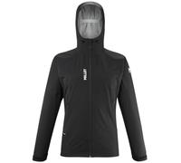 MILLET Veste De Randonnée Imperméable FITZ ROY III JKT M Homme Résistante Confortable Et Respirante DRYEDGE, Noir Nouveau Logo, XS