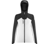Veste sofstshell femme millet intense windbreaker noir blanc