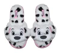 Millffy chat lapin pantoufles de dessin animé animal Thong Slide On Pantoufles pour chien dalmatien à bout ouvert pour femme (36-37 EU, Chien)