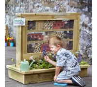 Millhouse en Plein Air Early Years Eyfs Bug Hotel avec Base De Jardinière