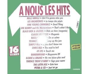 MILLI VANILLI/JIVE BUNNY AND THE MASTERMIXERS/BLACK BOX/FINE YOUNG CANNIBALS/BANANARAMA/SIMPLY RED/TERENCE TRENT D'ARBY/49 ERS/LES VAGABONDS/CLAUDE FRANCOIS/CHRIS REA/BASSLINE BOYS/THE LATIN AGE/PETRA AND CO/ELODIE ET BRUNO. - A NOUS LES HITS T.SHIRT VOL.2