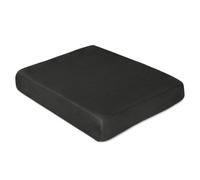 Milliard Coussin de Siège en Mousse à Mémoire Forme - Ergonomique pour Chaise Bureau, Voiture, Fauteuil, Roulant - Orthopedique Ergonomique Voiture Coussin Anti Escarres Fessier (Noir)