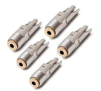 Millie Lot de 5 abreuvoirs automatiques en acier inoxydable NPT 1,27 cm