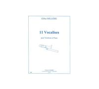 Partitions Classique Combre Milliere Gilles - Vocalises (11) - Trombone Et Piano Trombone