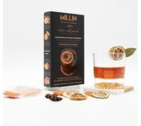 MILLIN GARNISH Mini ensemble I 100 % naturels fruits déshydratés I pour homme et femme Cadeau unique - Taille M (16 boissons)