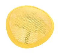 Millinery Party Hat Base Mode Sinamay Soucoupe Sinamay pour concepteurs Styles uniques Chapeau Base, jaune, Taille unique
