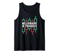 Millionaire in Progress - Trading Goals Day Trader Débardeur
