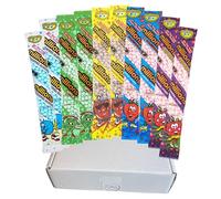 Millions Sweets Bundle - Lot de 10 paquets dans une boîte pratique - Saveurs assorties y compris chewing-gum, pomme, cola, fraise, framboise - Exclusif à Delivrowe