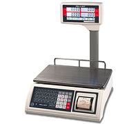 MILLIOT - Balance de commerce poids prix homologuée avec ticket, portée 15/30 kg et précision 5/10 g - balance professionnelle livrée avec vignette valable 2 ans et carnet de métrologie