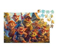 Milliwood Série Secret Stories - Jeu Gobelins - Puzzle pour Toute la Famille - Puzzle Plein de Magie - Puzzle de Forme Classique, 34x22.5cm, 150 Pièces