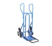 MILLMAN - Diable monte escaliers 3 roues professionnel - capacité de charges jusqu'à 250 kg - poignées ergonomiques - double pelle pliable - construction robuste en tube d'acier