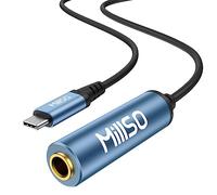 MillSO Adaptateur USB C vers Casque 6,35 mm TRS 1/4 Femelle vers USB Type C Aux Audio Adaptateur Jack stéréo 6,35 mm pour amplificateur, mixeur, Home cinéma, Smartphones, Ordinateurs Portables