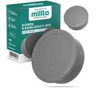 Millto™ Bouchon de manchon HT - Diamètre DN 110 mm - Gris - En plastique PVC PP - Raccord pour eaux usées