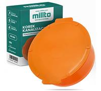 Millto™ Bouchon de couverture de conduit HT KG pour tuyau Ø DN 200 mm Orange | Bouchon de vidange en plastique, bouchon de vidange en plastique, raccord de connexion en PVC PP, couvercle