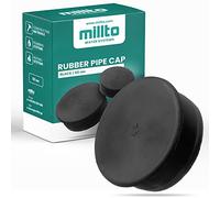 Millto™ Bouchon d'extrémité en caoutchouc - Système de drainage - Diamètre : 50 mm - Noir