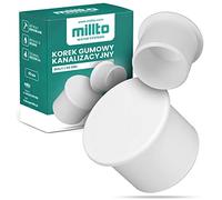 Millto™ Bouchon en PP PVC HT pour tuyau DN 40 mm Blanc | Bouchon d'évacuation en plastique pour tuyau d'égout en plastique, raccord de connexion, couvercle