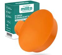 Millto™ Bouchon tubulaire HT KG Ø DN 400 mm Orange | Couvercle d'évacuation en plastique Bouchon de tuyau en plastique PVC PP Pièce de raccordement