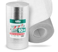 Millto™ Isolant Thermique Feuille 10m x 0,5m x 3mm | Isolation Durable Réflecteur Chaleur Radiateur Barrière Réfléchissante Économie d'Énergie Usage Générale Rouleau Isoler Thermiquement