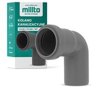 Millto™ Joint Torique pour Tuyau de Sol - Manchon d'Écoulement Coudé pour Collecteur de Déchets (90°/40 mm)