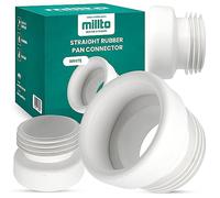 Millto™ Raccord de WC en Caoutchouc - Cône pour Toilettes - Tuyau de Sol