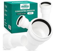 Millto™ Réducteur 50 x 40 mm - Réducteur de tuyau d'égout - Adaptateur de conduite d'eau - Systèmes d'égout - Raccord de tuyau en polypropylène