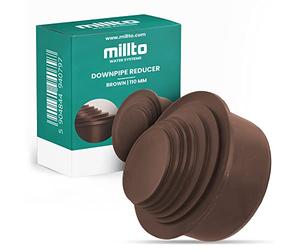 Millto™ Réducteur De Réducteur Ø 110 mm DN 100 Marron À Plusieurs Niveaux Ø 63 À 100 mm Réducteur Adaptateur Filtre De Tuyau De Descente | Réduction Des Tuyaux De Transition Tuyau De Descente