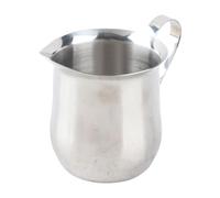 Milltrip 90/240 Ml Dispensateur de Sirop en Acier Inoxydable, Verser de Condiments pour la Crème Glacée et les Desserts, Jug de Garniture de Style Dîner (240 ml / 8 oz)